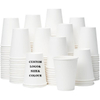 Customizable Pattern logo Printing Disposable Paper Coffee Cups in Various Sizes Cold or Hot Drink Paper Cups