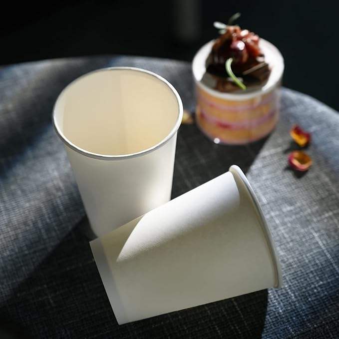 Customizable Pattern logo Printing Disposable Paper Coffee Cups in Various Sizes Cold or Hot Drink Paper Cups