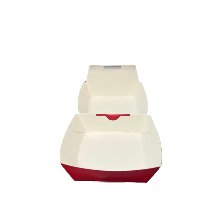 Ventilated Shell-type Container with Customizable LOGO Pattern Disposable Packaging Box for Catering Burger Box