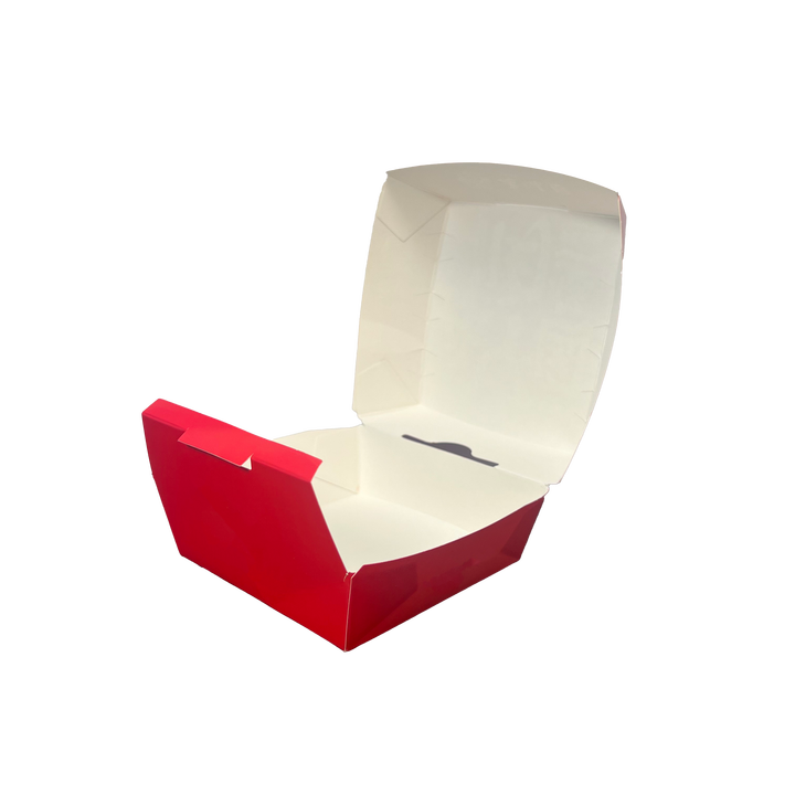 Ventilated Shell-type Container with Customizable LOGO Pattern Disposable Packaging Box for Catering Burger Box
