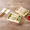 23 oz Food Container Rectangular Disposable Bento Box - Impermeable Grease