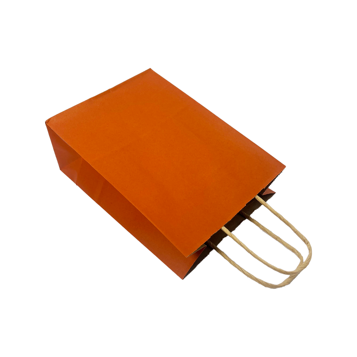 Customizable logo Printing Gift Bags in Multiple Colors Handmade Leather Paper Bags with Simple Design Shopping Bag