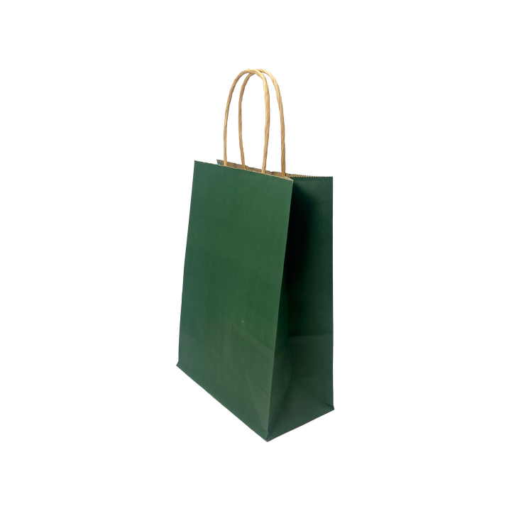 Customized Printing of LOGO on Candy Color Series Gift Bags in Leather Paper Bags with Simple Design Shopping Bag