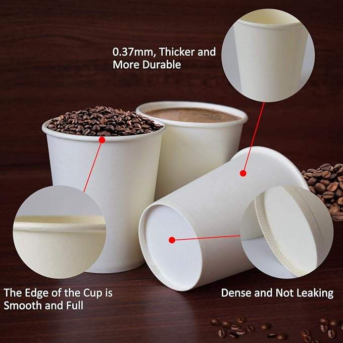 Hot Paper Cups Capable of Holding Coffee and Water Suitable for Group Dining Durable and Eco-friendly Products Coffee Cup