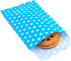 Blue Polka Dot Oil-Proof Baking Paper Bag Small Waxy Goodie Pack for Chocolate Pastries Packaging Oil-proof Paper Bag