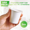 Paper Cups Disposable Bathroom Gargle Espresso White Paper Cups for Parties Trips and Events Paper Cup