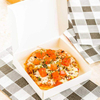 Disposable Small Durable Lock-in Pizza Cookies or Party White Paper Packing Can Be Used for Catering Custom Pizza Boxs