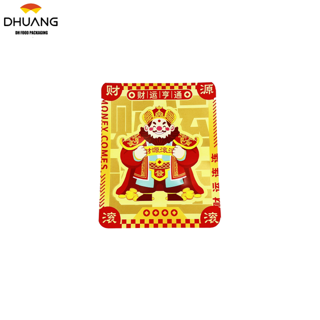 Hang-a-lace Coffee Bags Festive Food Packaging Bags Coffee Powder New Year's God of Wealth Coffee Bags