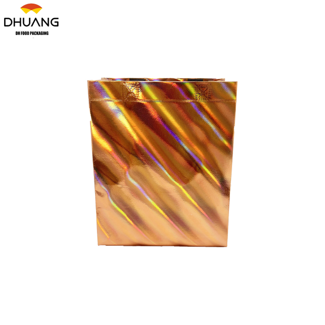Custom Printed Aluminium Foil-coated Non-woven Fabric Gift Bags with Laser Engraving Shopping Bag