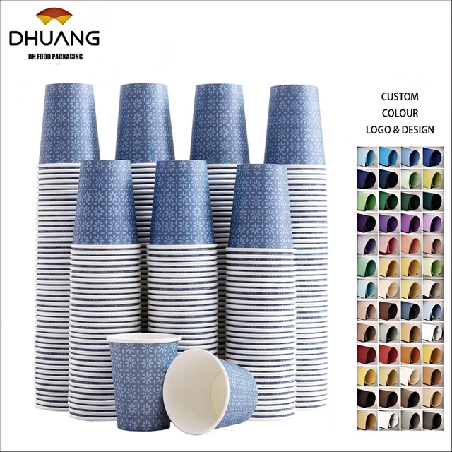 Disposable Paper Cups Hot Cold Drink Paper Drinking Cups Paper Coffee Cup