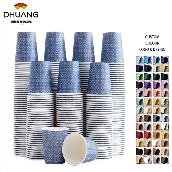 Disposable Paper Cups Hot Cold Drink Paper Drinking Cups Paper Coffee Cup
