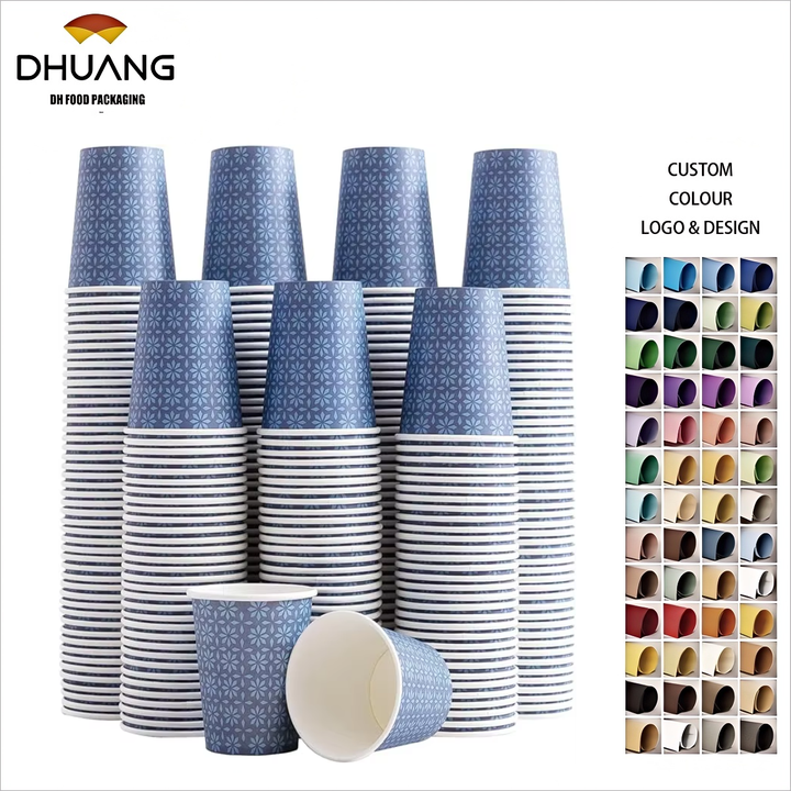 Disposable Paper Cups Hot Cold Drink Paper Drinking Cups Paper Coffee Cup