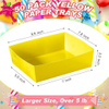 Disposable Paper Food Tray 5 lb Large Food Boat Nachos Tray Snack Tray Thanksgiving Party Birthday Supplies (yellow)