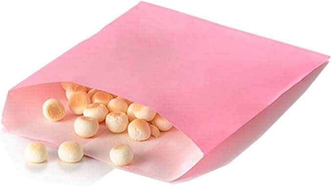 Flat Paper Treatment Bag Black Greaseproof Baking Cookie Paper Bag Candy Chocolate Pastry