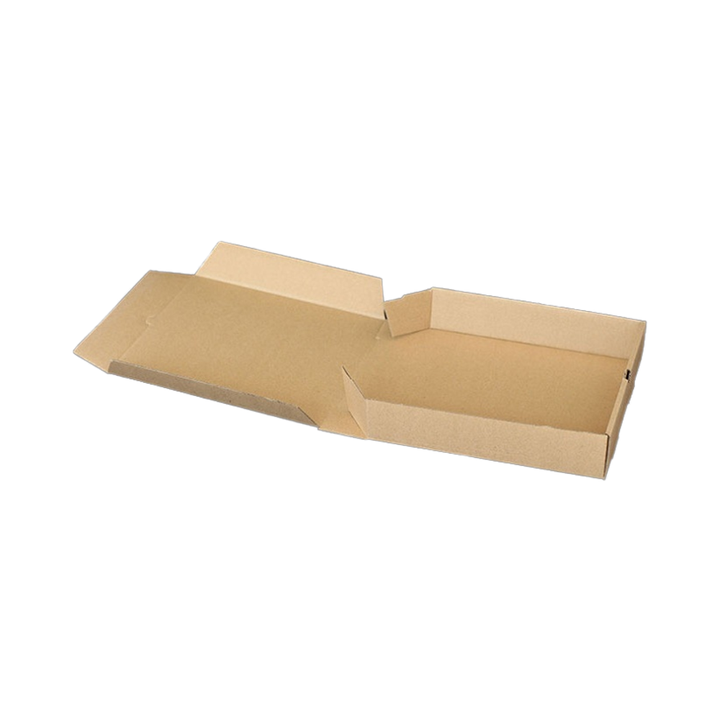 Printed Logo Greaseproof Recyclable Kraft Paper Budget-Friendly Takeout Packaging for Small Businesses Custom Pizza Boxes