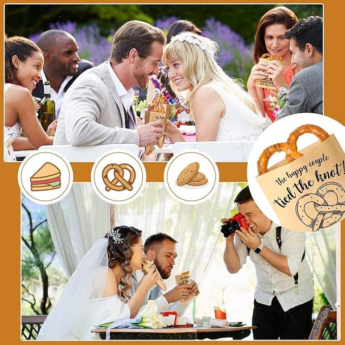 High Quality Grease-Proof Premium Burrito Bags for Reception Parties Weddings Sturdy Food-Safe Material Packaging Paper