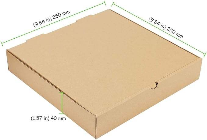 Cardboard Pizza Box Pizza Takeout Boxes for Kitchen Cafes Restaurant Party and Camping Custom Pizza Boxs