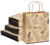 Brown Kraft Paper Bag with Handle Bulk Retail Shopping Bag for Business Use for Commodity and Exhibition for Cakes Shopping Bag