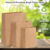 High Quality Biodegradable Eco-Customized Paper Bags for Food Storage Apparel Packaging Gift Wrapping Durable Plastic Variants