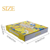 Pizza Box Takeout Protected Delivery Container Foldable Corrugated Cardboard square Carton Pattern Portable Custom Pizza Box