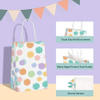 Gift Bag Paper Bag with Handle Party Birthday Wedding Small Paper Shopping Custom Paper Bag (Colorful Bubbles)