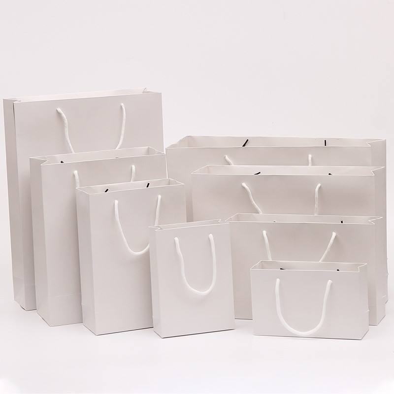Versatile Eco-Customized Bags | for Gift Food Apparel in Biodegradable Paper and Plastic