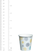 3 oz Eco-Friendly Floral Single Wall Craft Paper Cups Disposable Mini Bathroom Mouthwash Cups Custom Logo Print Versatile Design