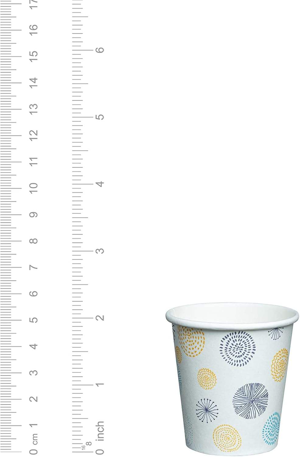 3 oz Eco-Friendly Floral Single Wall Craft Paper Cups Disposable Mini Bathroom Mouthwash Cups Custom Logo Print Versatile Design