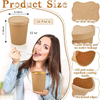 32 oz Paper Soup Container with Lid Disposable Cowhide Soup Food Bowl Microwave Food Storage Ice Cream Container Paper Cup