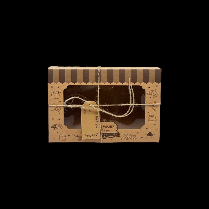 Baked Packaging Box for Mooncakes Cake and Desserts for Takeout It Comes with String and Labels Food Box