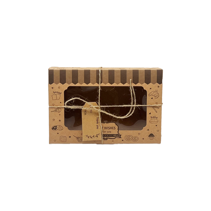 Baked Packaging Box for Mooncakes Cake and Desserts for Takeout It Comes with String and Labels Food Box