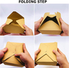 Paper Takeout Food Containers 30 Oz., Suitable for Microwave Takeout Lunch Boxes, Party, Restaurant Stackable Food Boxes
