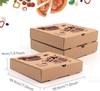 Disposable Kraft Corrugated for Cakes Pizza Takeaway Delivery Gift Custom Pizza Box