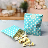 Flat Paper Treatment Bag Black Greaseproof Baking Cookie Paper Bag Candy Chocolate Pastry Oil-proof Paper Bag