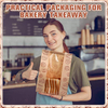 Large Brown Paper Sourdough Bread Storage Bag clear Window Can Close Tin Bag Custom Bread Bags