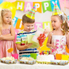 Packs Disposable Construction Decoration Birthday Party Paper Food Service Tray Licensed Food Paper Boat (Construction)