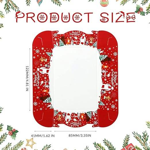 Packs of Christmas Party Supplies Christmas Plates, Paper Food Trays, Paper Food Boats, Licensed Food, Condiments, Carnival