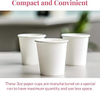 500 Packs of 3 oz Paper Cups Disposable Paper Cups, Coffee Cups, Bathroom Cups, Disposable Mouthwash Cups, Small Snack Cups