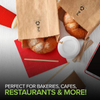 Kraft Brown Paper Bags for Packing Breakfast Food Snack or Lunch Items - Blank Bulk Pack Disposable Shopping Bag