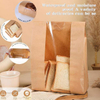 50 Pack Paper Bread Bags for Homemade Bread Sourdough Bakery Bags With Window Custom Bread Bags