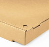 Kraft Grease-resistant Corrugated Pizza Boxes Ventilated and Convertible to Plates Custom Pizza Boxs