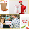 10 Packs of Large Corrugated Box Thick Extra-large Pizza Planet Pizza Box Planet Party Decorations Custom Pizza Boxs