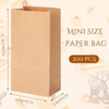 Christmas Wedding Brown Paper Lunch Bag Gift Food Store Candy Biscuit Sandwich Popcorn Bread Custom Bread Bags