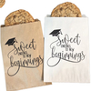 Tradition Eco-Friendly Bakery Bags Biodegradable Bread Sacks with European Style Illustrations Packaging Paper Custom Bread Bags