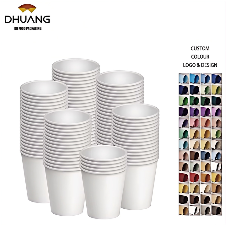 Disposable Paper Cups Hot and Cold Drink Cups for Coffee Water Juice Parties Picnics Trips and Events Coffee Cup