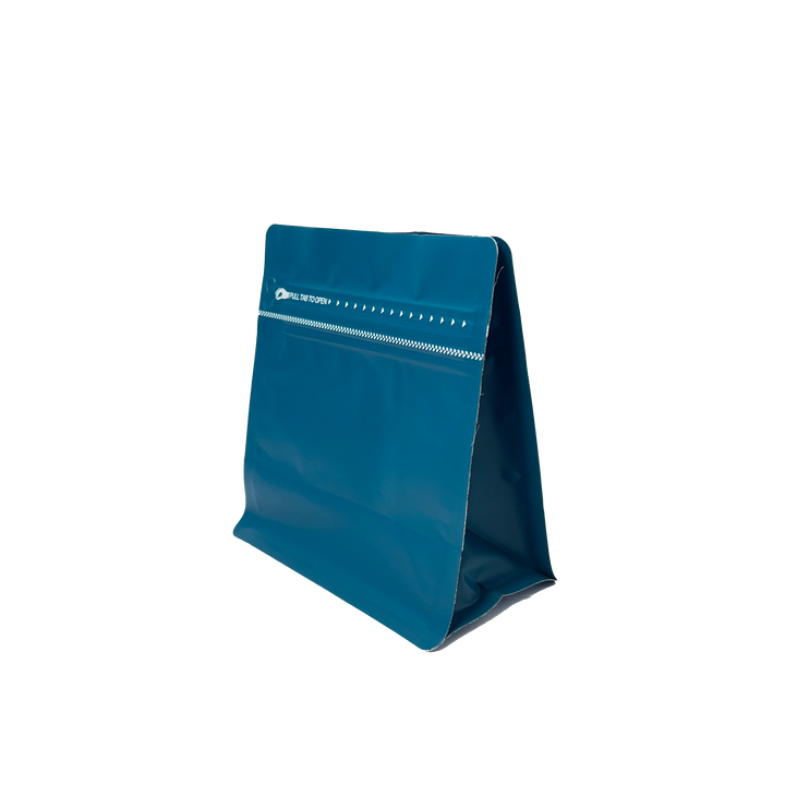 Coffee Bag Ziplock Bag Aluminum Foil Aluminized Matte PE 8-sided Seal with air Valve Packing Custom