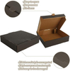 Mini Black Box - a Box Used for Food Delivery and Storage Pizza Cake Cookies Food Custom Pizza Box