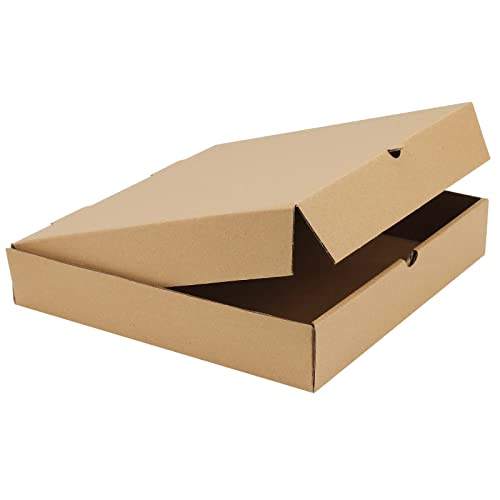 Cardboard Pizza Takeout Boxes for Kitchen Cafe Restaurant Party and Camping with Embossing Printing Handling Custom Pizza Boxs
