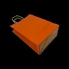 Customizable logo Printing Gift Bags in Multiple Colors Handmade Leather Paper Bags with Simple Design Shopping Bag