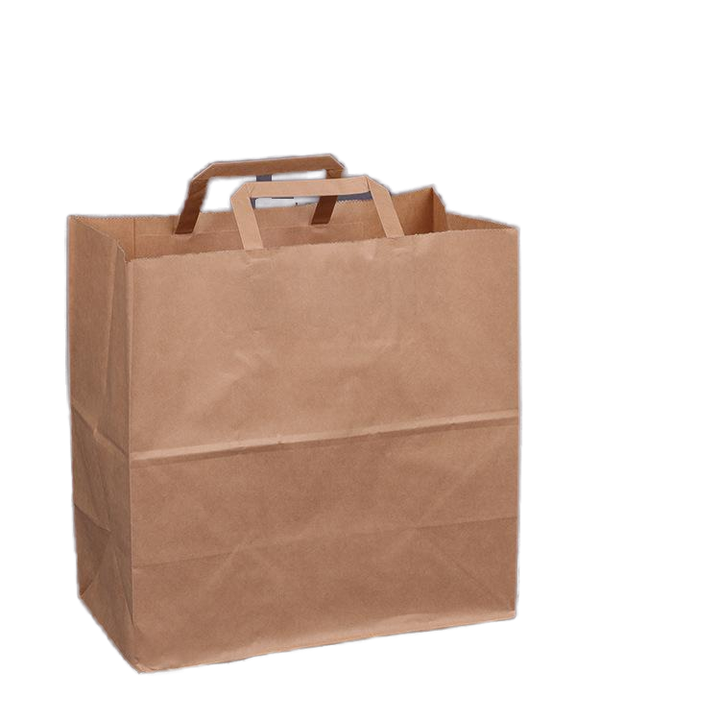 Customizable Heavy-Duty Tear-Resistant Kraft Paper Bags Retail Packaging Logo Printing Available Various Colors Shopping Bags
